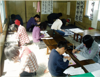 書道教室風景